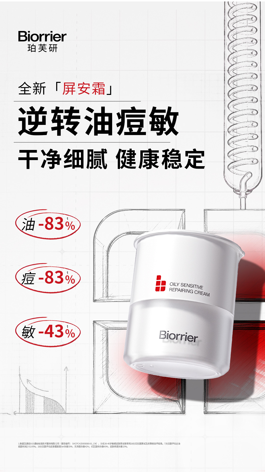 珀芙研屏安油敏修护霜